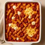 Spicy Gold Star Baked Rigatoni
